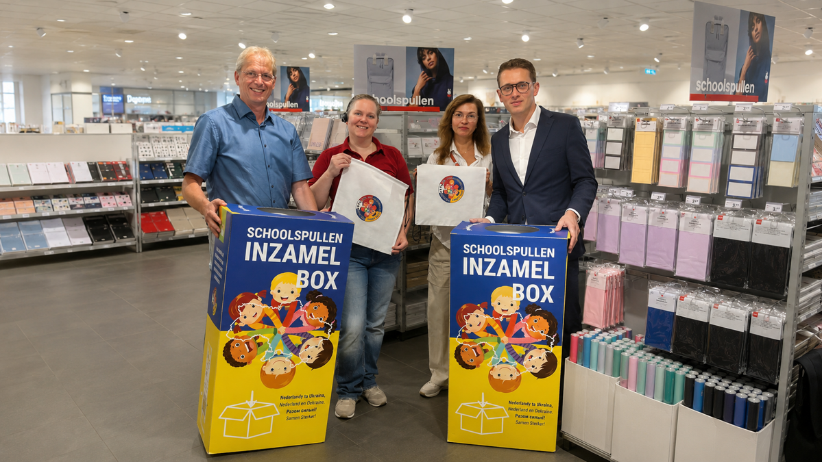 Plaatsing inzamelboxen Hema