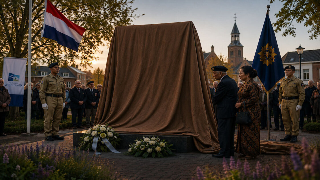 Moluks KNIL-monument in Winterswijk officieel onthuld: eerbetoon aan eerste generatie