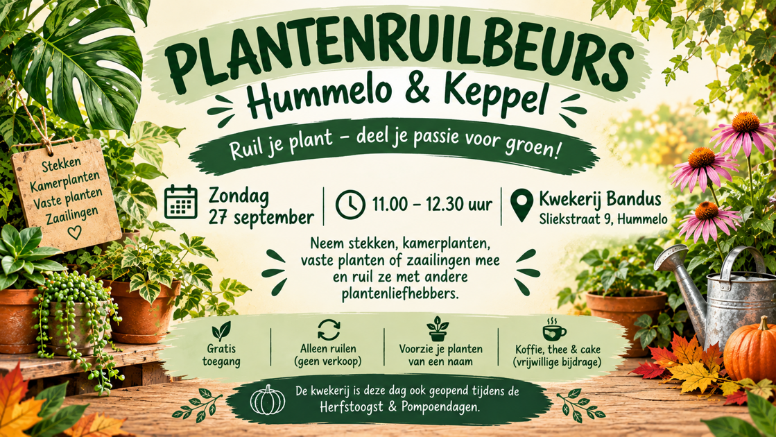 Plantenruilbeurs in Hummelo