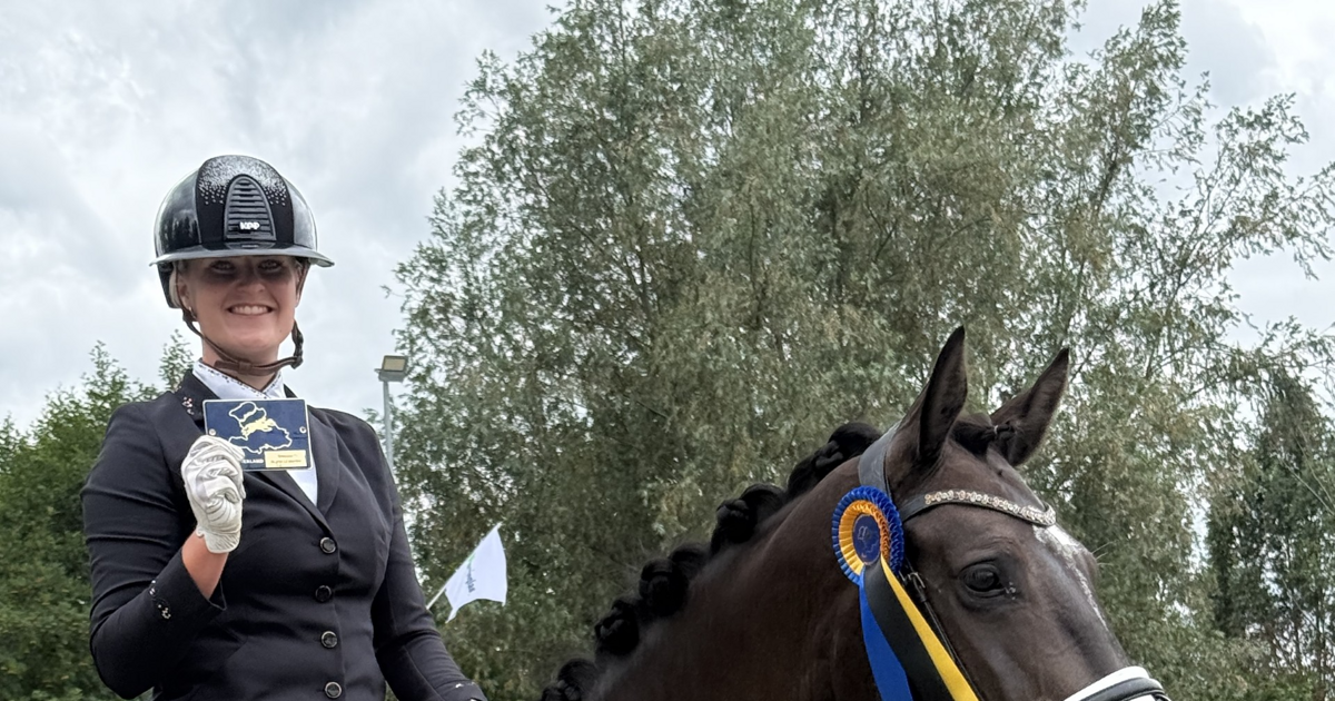 Chelsea Hogeslag met Penelope vierde van Gelderland/Flevoland
