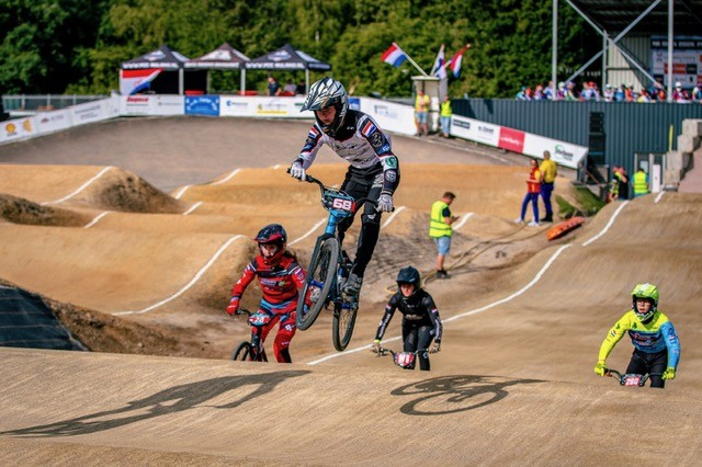 Stijn Dreijers knap vierde op NK BMX