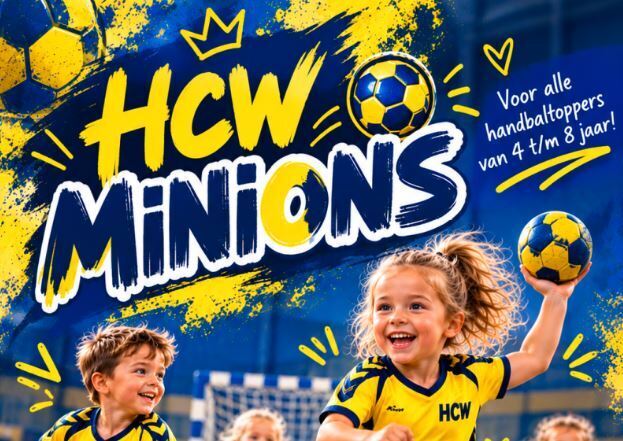 HCW Minions: handbalplezier voor de jongste sportievelingen