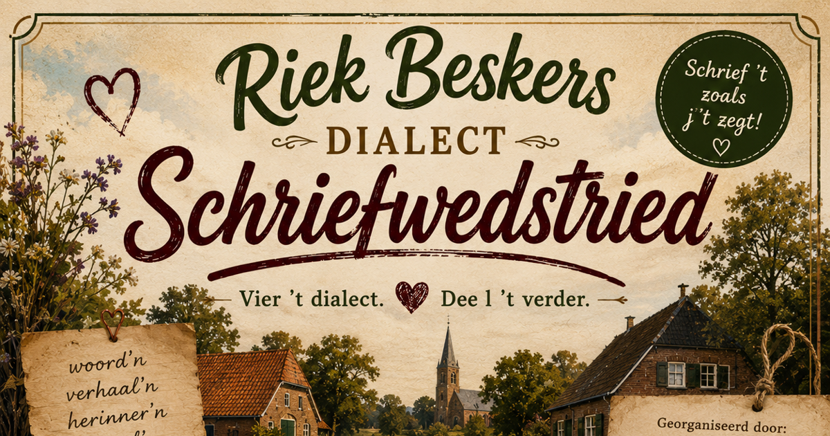 Riek Beskers Dialect Schriefwedstried