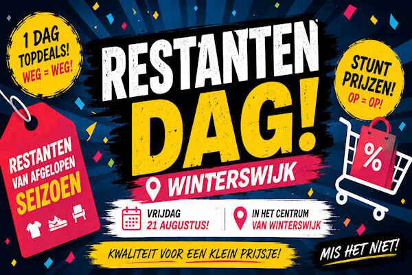 Restantendag in het centrum van Winterswijk