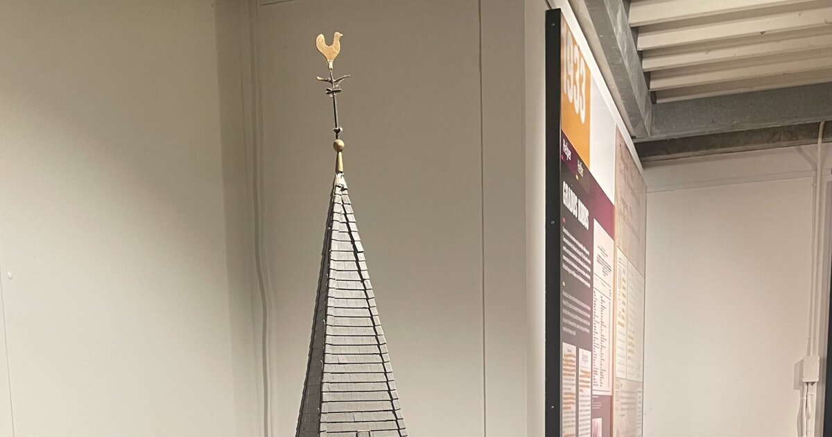 Maquette Zonnebrinkkerk in MuseumFabriek